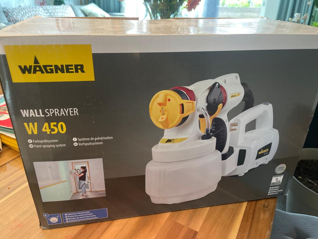 Wagner Wall Sprayer W 450 Verfspuitsysteem, Ophalen of Verzenden, Gebruikt, Verfspuit of Verfpomp
