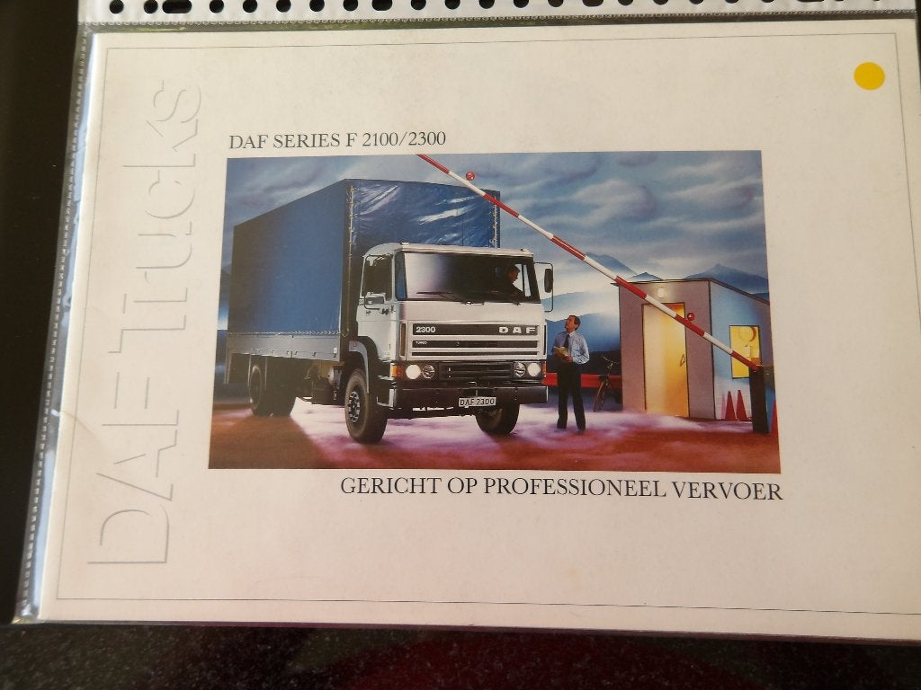DAF Trucks Series F 2100/2300 Brochure, Algemeen, Ophalen of Verzenden, Zo goed als nieuw, DAF Trucks