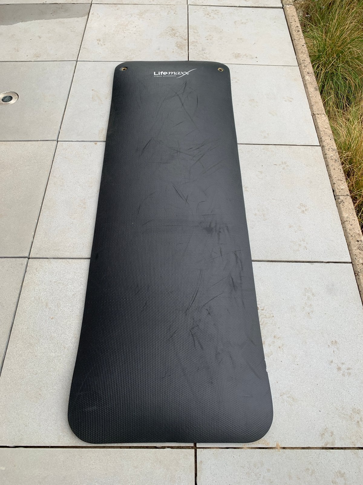 Lifemaxx fitnessmat 180x60cm, Ophalen, Gebruikt, Fitnessmat