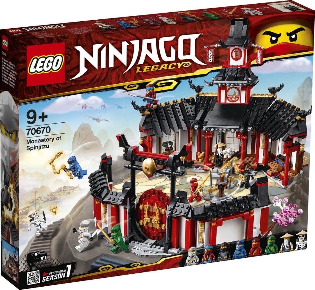 LEGO Ninjago Monastery of Spinjitzu 70670 - NIEUW, Lego, Nieuw, Ophalen of Verzenden, Compleet