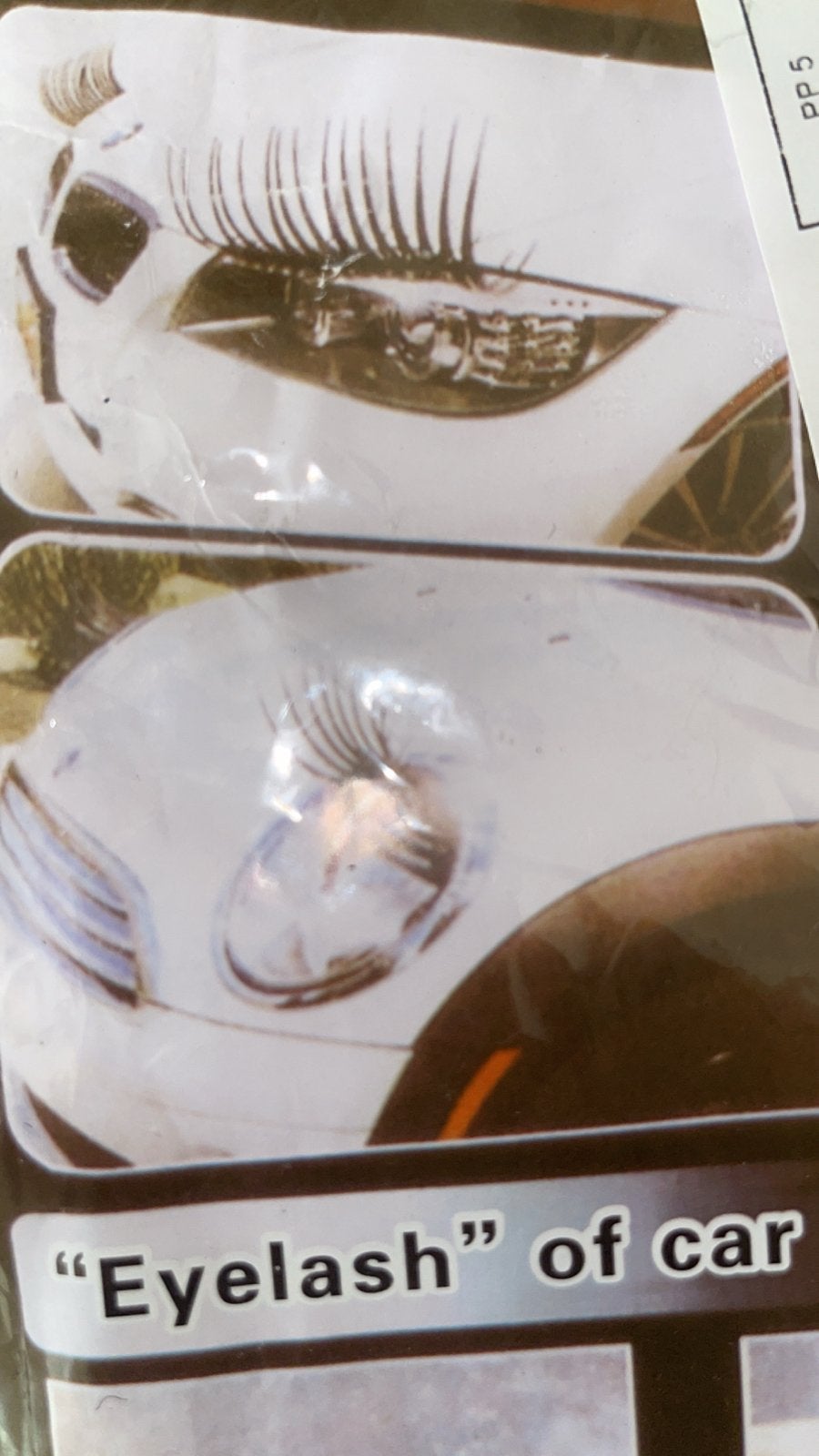 Auto koplamp wimpers - grappige auto decoratie, Ophalen of Verzenden