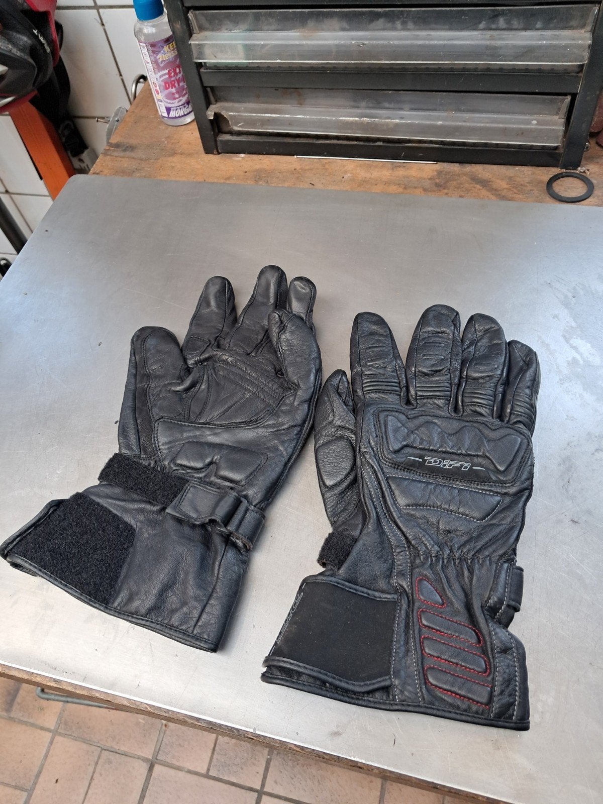 Difi motorhandschoenen mt.XXXL, Motoren, Kleding | Motorkleding, Ophalen, Tweedehands, Handschoenen