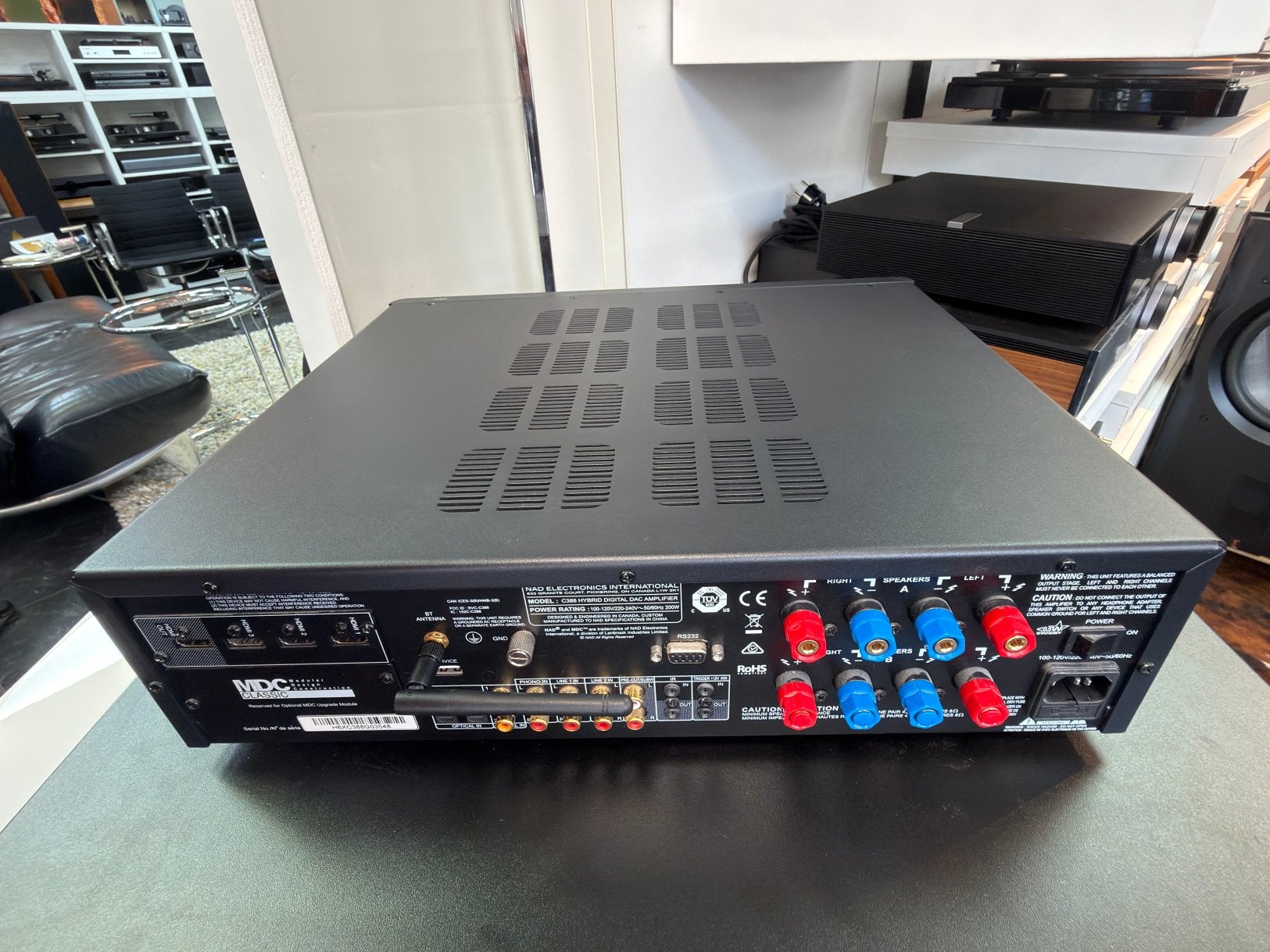 NAD NAC 388 versterker met HDMI-module & Bluetooth, Overige merken, Gebruikt, Lenwood, Ophalen of Verzenden