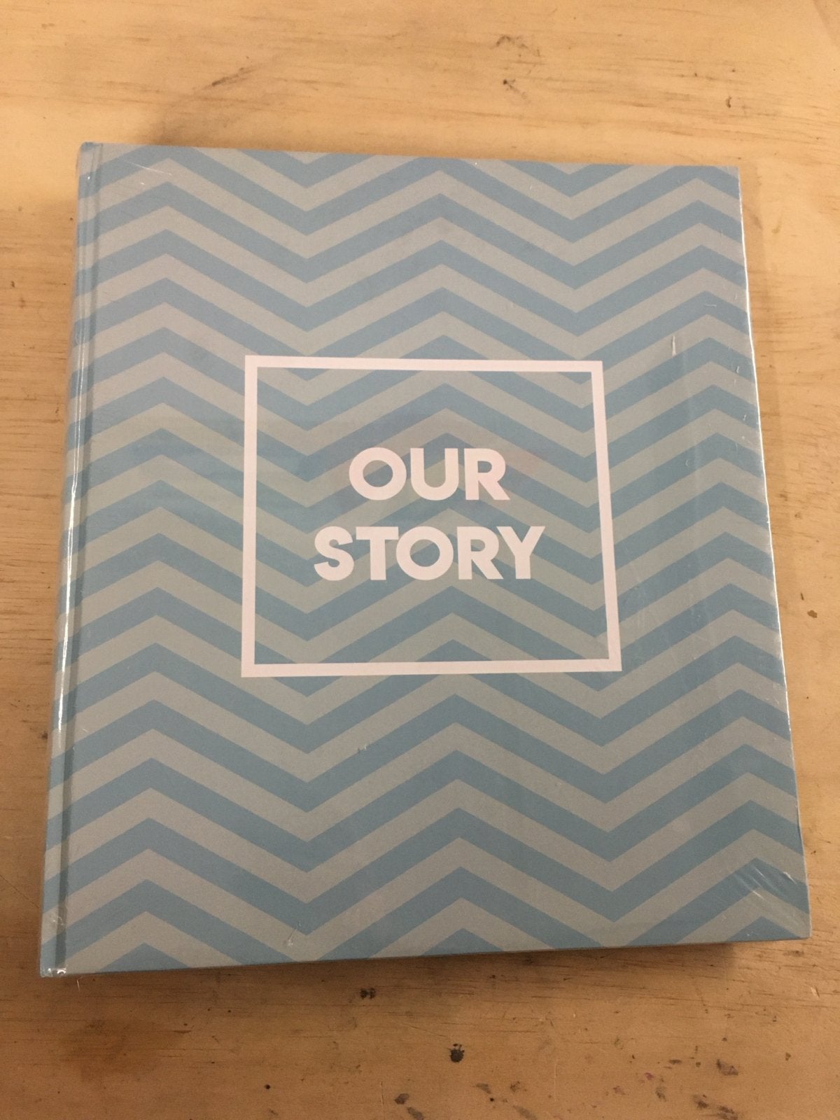 Nieuw Jumbo Fotoalbum 'Our Story' - 80 pagina's, Verzenden, Nieuw, Stevige kaft, Blauw