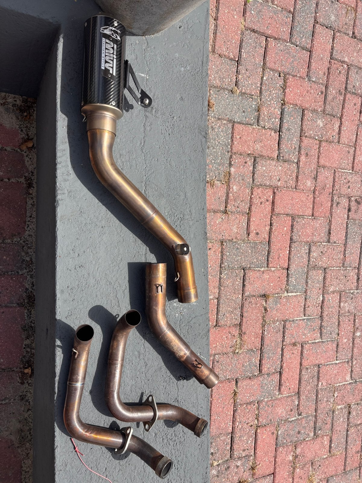 Mivv uitlaatsysteem voor Kawasaki Ninja 650, Motoren, Ophalen, Gebruikt