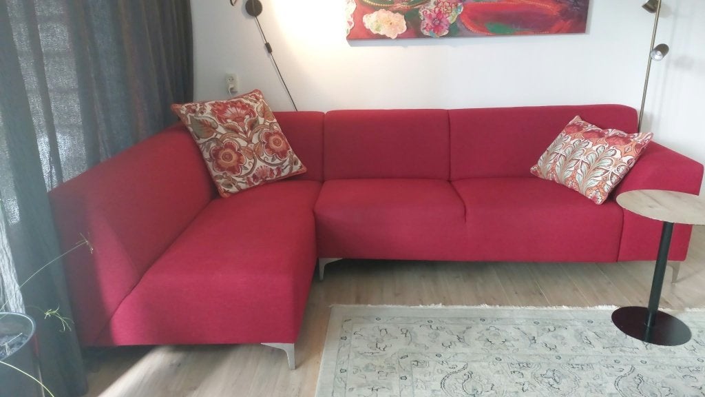 hoekbank, Huis en Inrichting, Banken | Bankstellen, Ophalen, 250 tot 300 cm, Gebruikt, Hoekbank