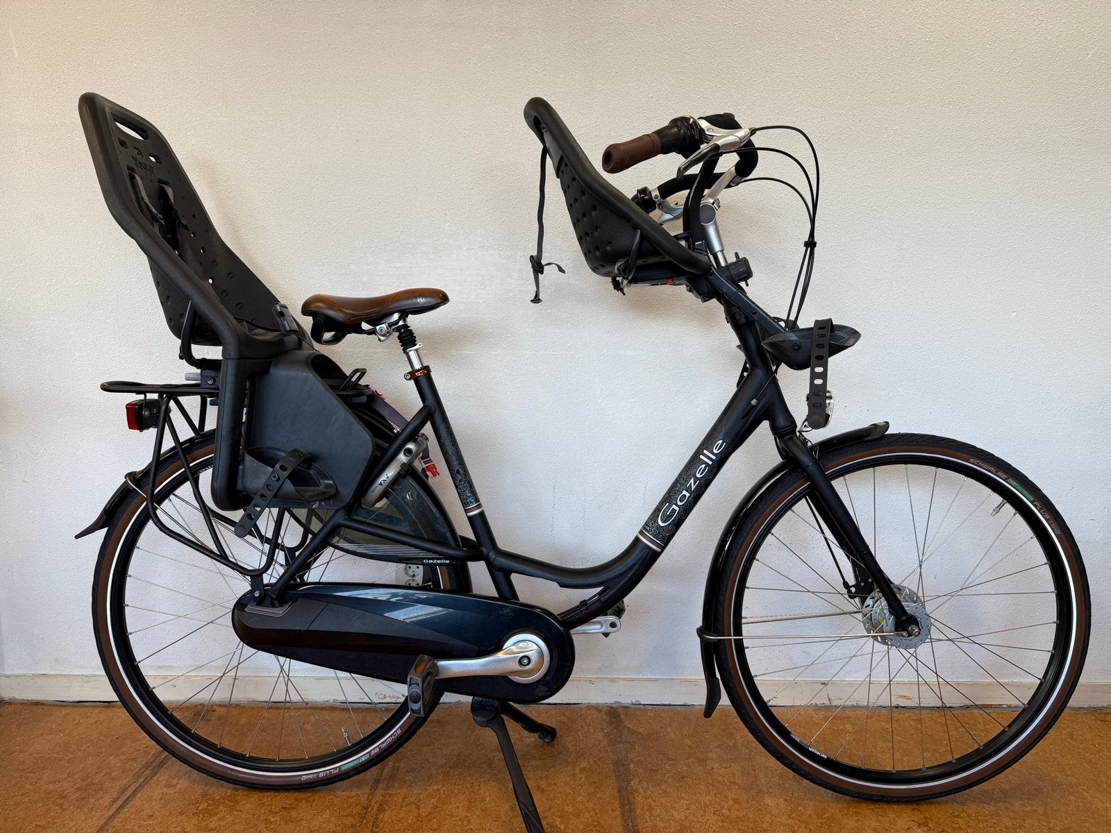 Nette Gazelle Bloom Moederfiets 28 inch, Ophalen, 2 zitjes, Buggydrager, 53 tot 56 cm
