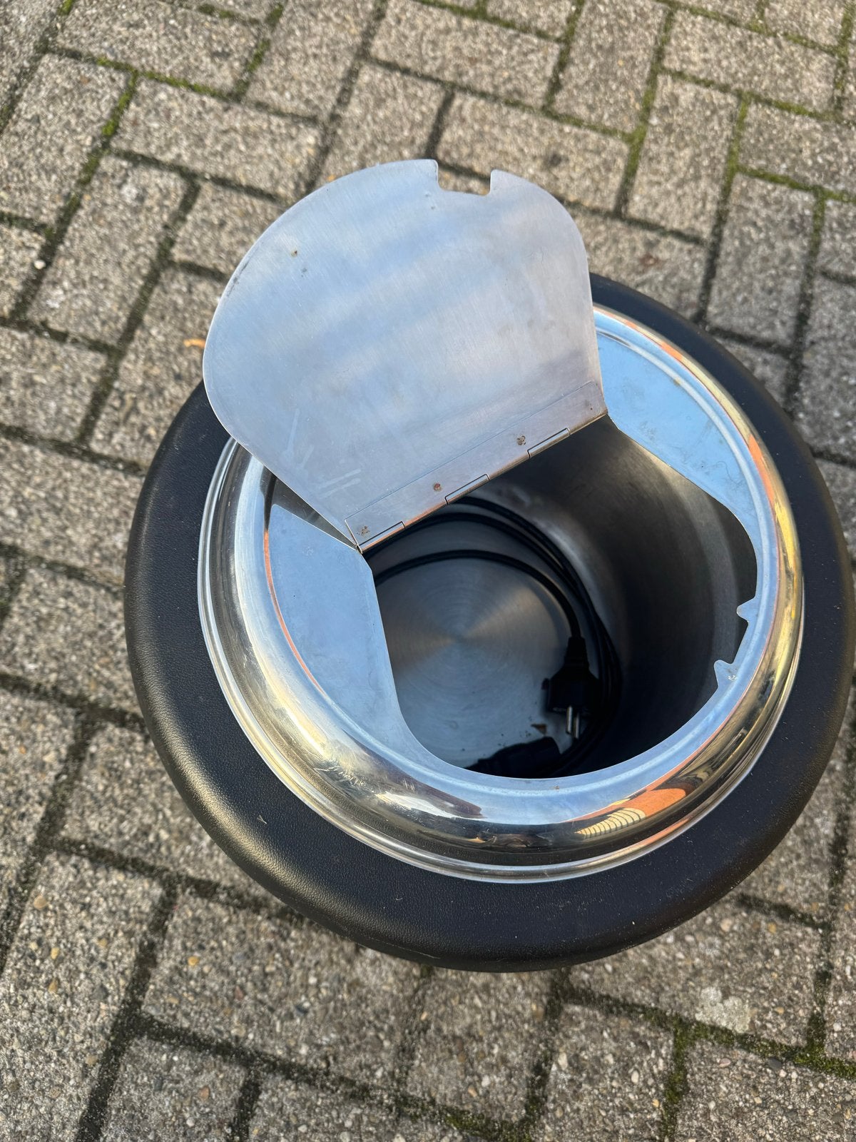 Soepketel / Soepwarmer, Ophalen of Verzenden, Zwart, Metaal, Overige typen