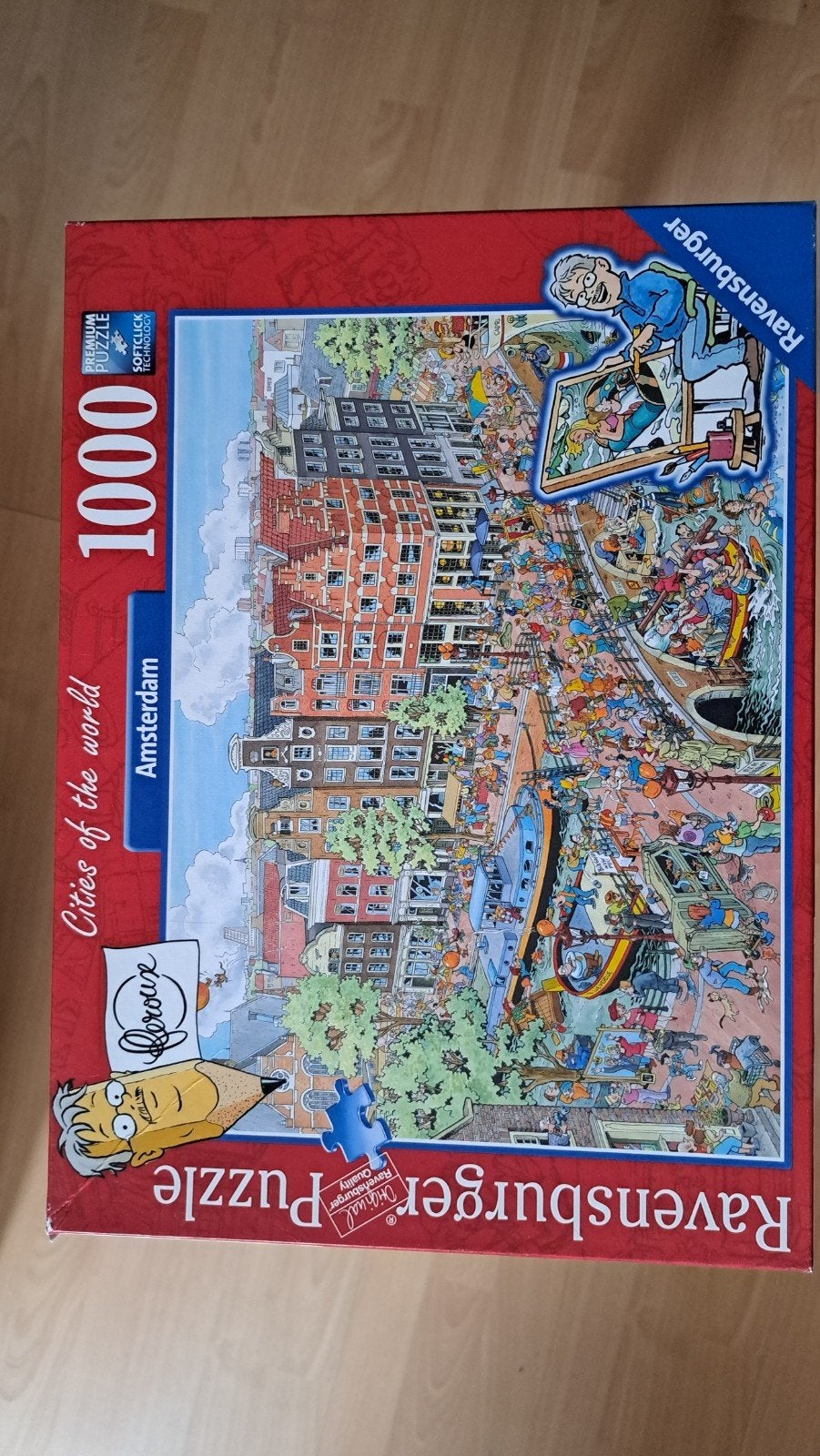 ravensburger puzzel van Amsterdam, Ophalen of Verzenden, 500 t/m 1500 stukjes, Zo goed als nieuw
