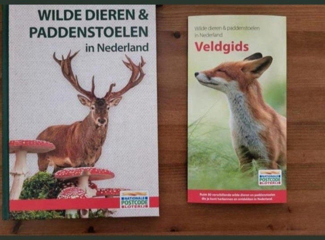 Wilde dieren en paddenstoelen + veldgids, Boeken, Ophalen of Verzenden, Nieuw