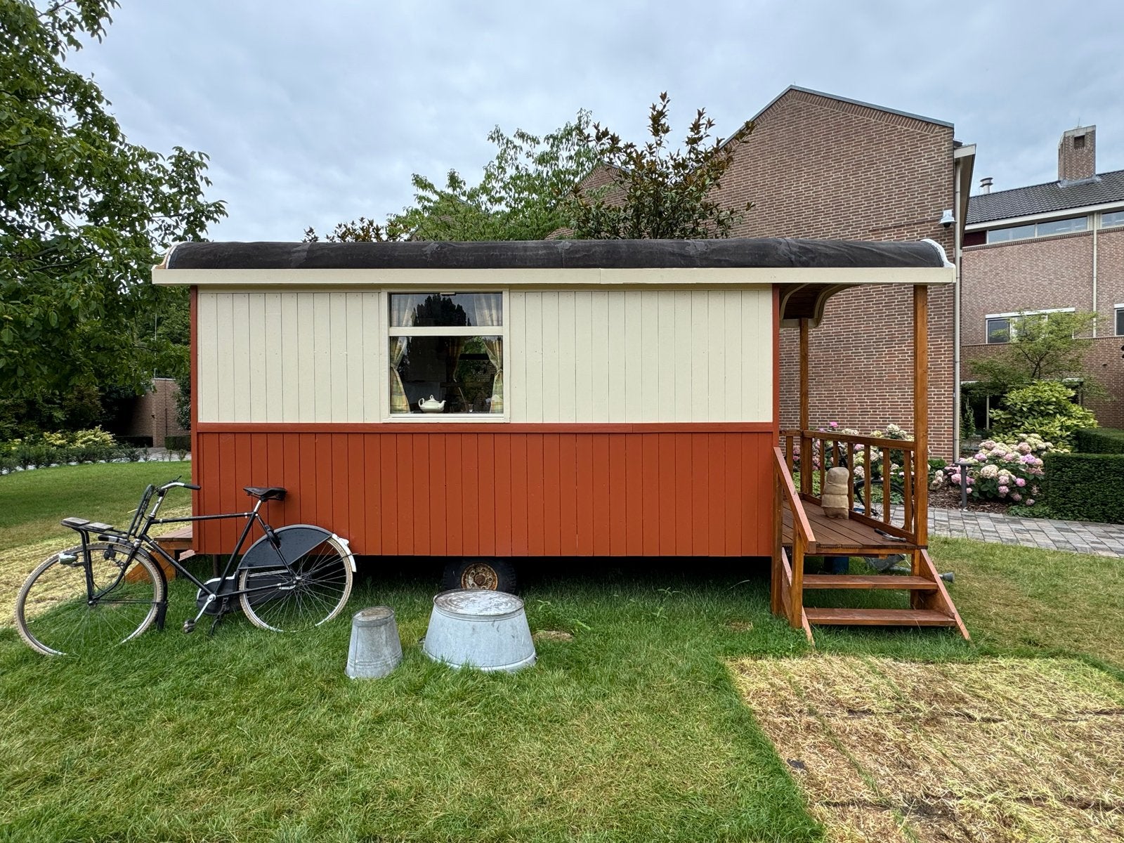 Unieke Pipowagen/schaftkeet - Ideaal voor Airbnb of Tuin, Tuin en Terras, Ophalen, Gebruikt