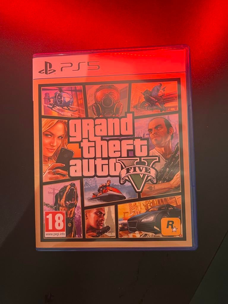 Grand Theft Auto V (GTA 5) PS5 - Zo goed als nieuw, Spelcomputers en Games, Games | Sony PlayStation 5, Online, Vanaf 18 jaar