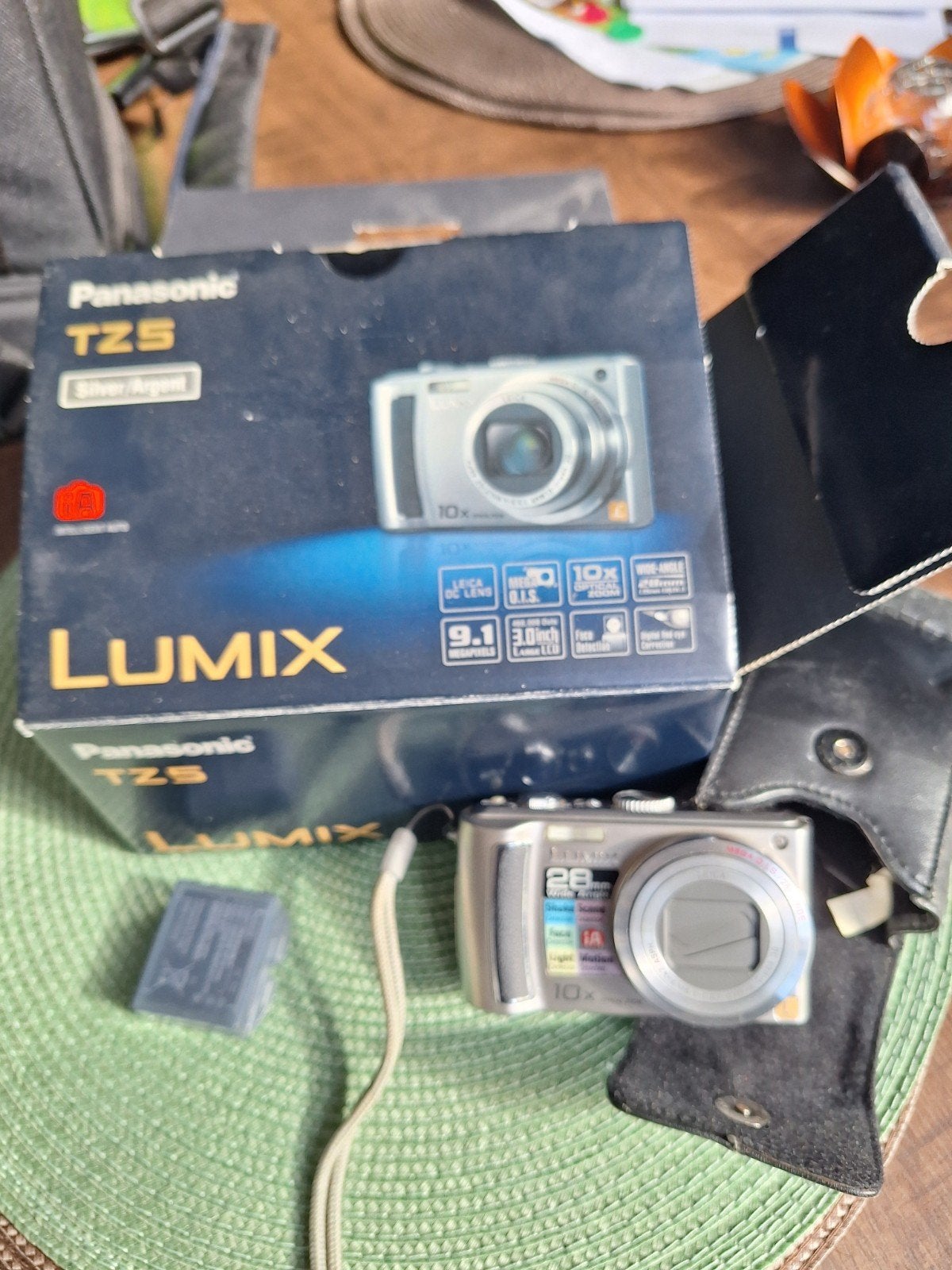 Panasonic Lumix TZ5 Compactcamera - Zilver, Ophalen, Gebruikt, Panasonic, Accu