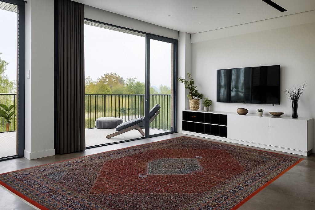 Perzisch tapijt - Bidjar - 430 x 295 cm - Handgeknoopt, -, -, 200 cm of meer, Zo goed als nieuw