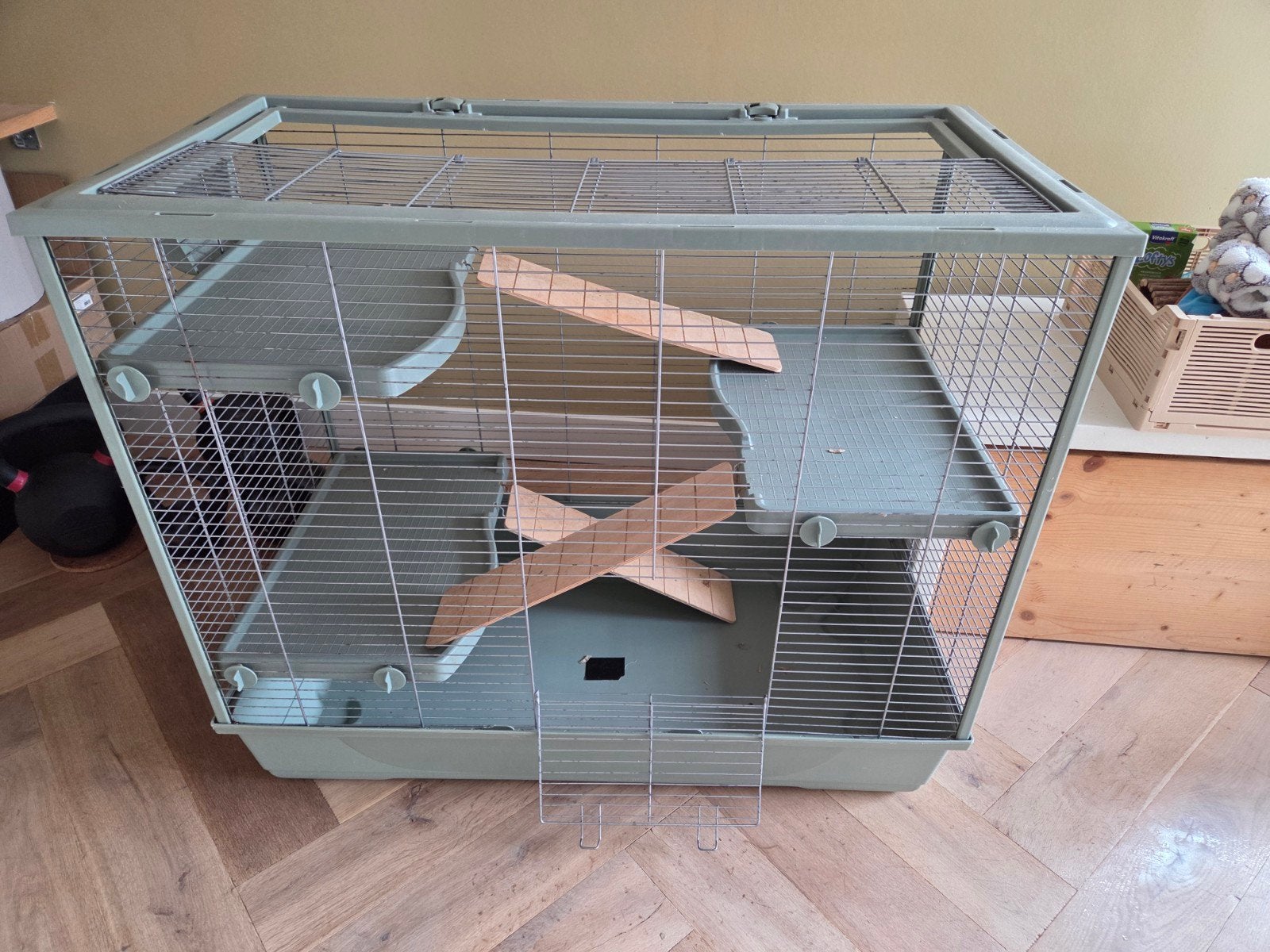 Grote kooi Zolux Neolife 100 met volledige uitzet voor knaag, Ophalen, Cavia, Kooi, Gebruikt
