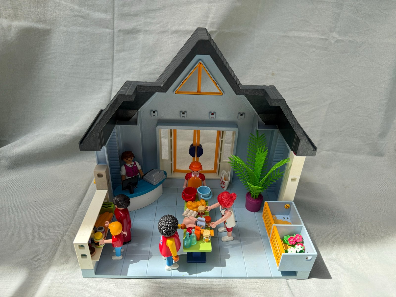 Playmobil Supermarkt, Gebruikt, Gebouw, Complete set, Ophalen of Verzenden