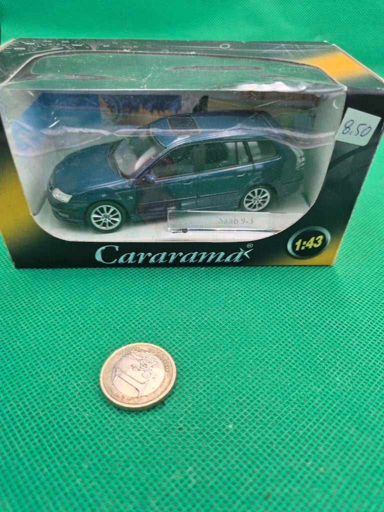 314 Saab 9.3 areo 1/43 Cararama, Ophalen of Verzenden, Zo goed als nieuw, Auto, Overige merken