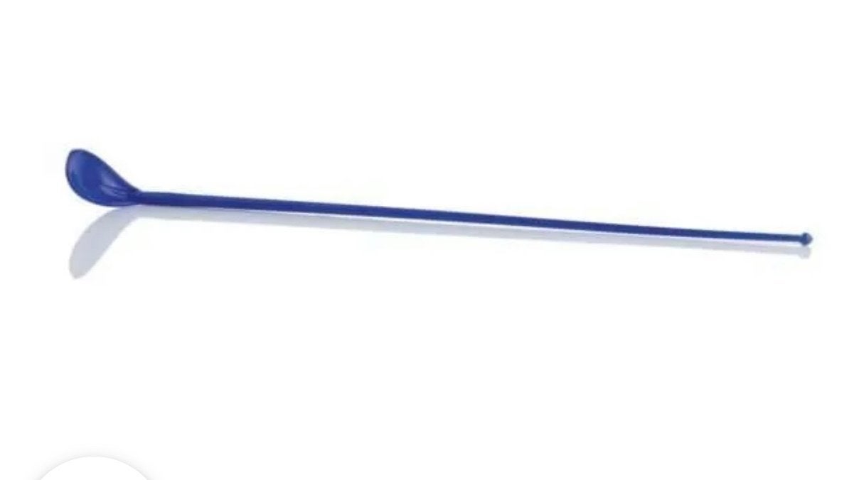 Tupperware splinternieuwe lange steel lepel 25 cm, Ophalen of Verzenden, Nieuw, Blauw, Overige typen