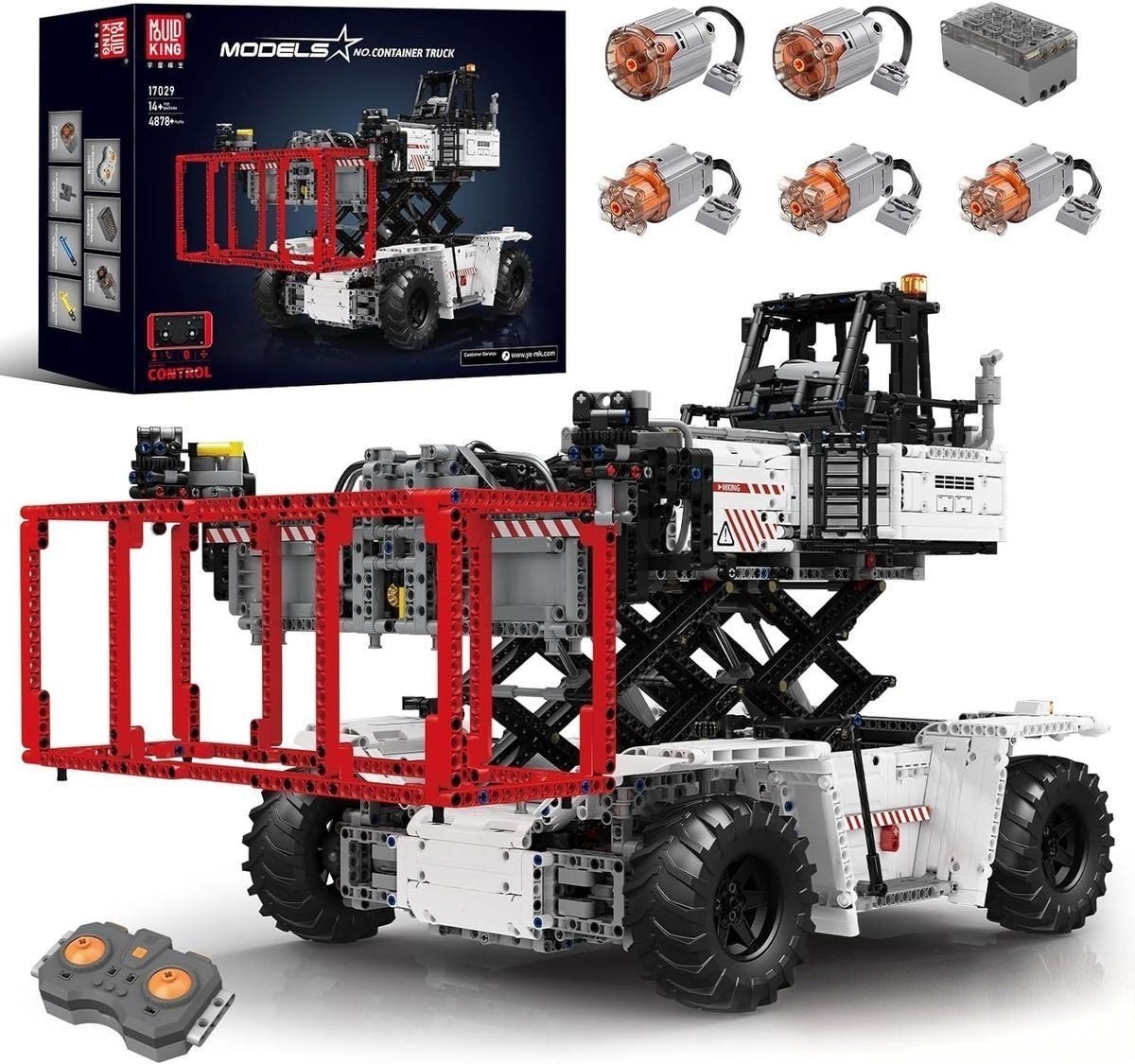 ACTIE: Nieuwe Mould King 17029 containerkraan, 4800+ steentj, Ophalen of Verzenden, Nieuw, Overige merken