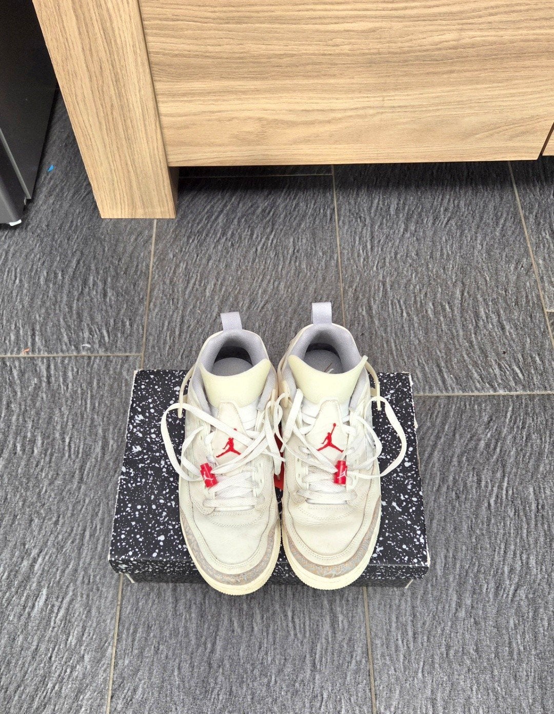 Jordan Spizike Low sneakers - Maat 43, Wit, Ophalen of Verzenden, Sneakers of Gympen, Gedragen