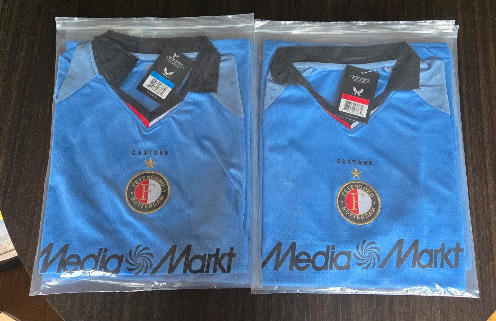 Nieuw Feyenoord Uitshirt - Castore Media Markt, Blauw, Overige typen, Nieuw, Ophalen of Verzenden