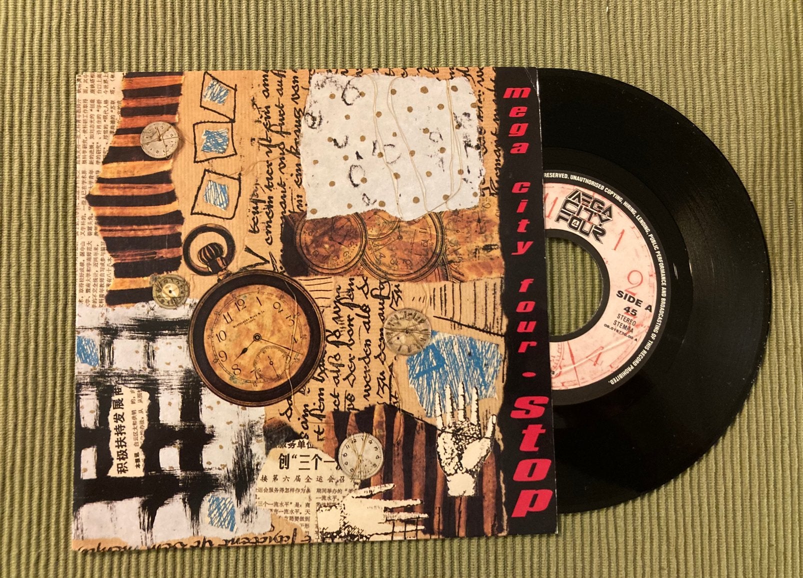 Vinyl single Mega City Four - Stop, Gebruikt, 1990 - 1999, 7 inch, Single