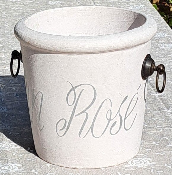 Riviera Maison Rose wijn/champagne koeler, Huis en Inrichting, Keuken | Servies, Ophalen, Gebruikt, Overige typen, Overige stijlen