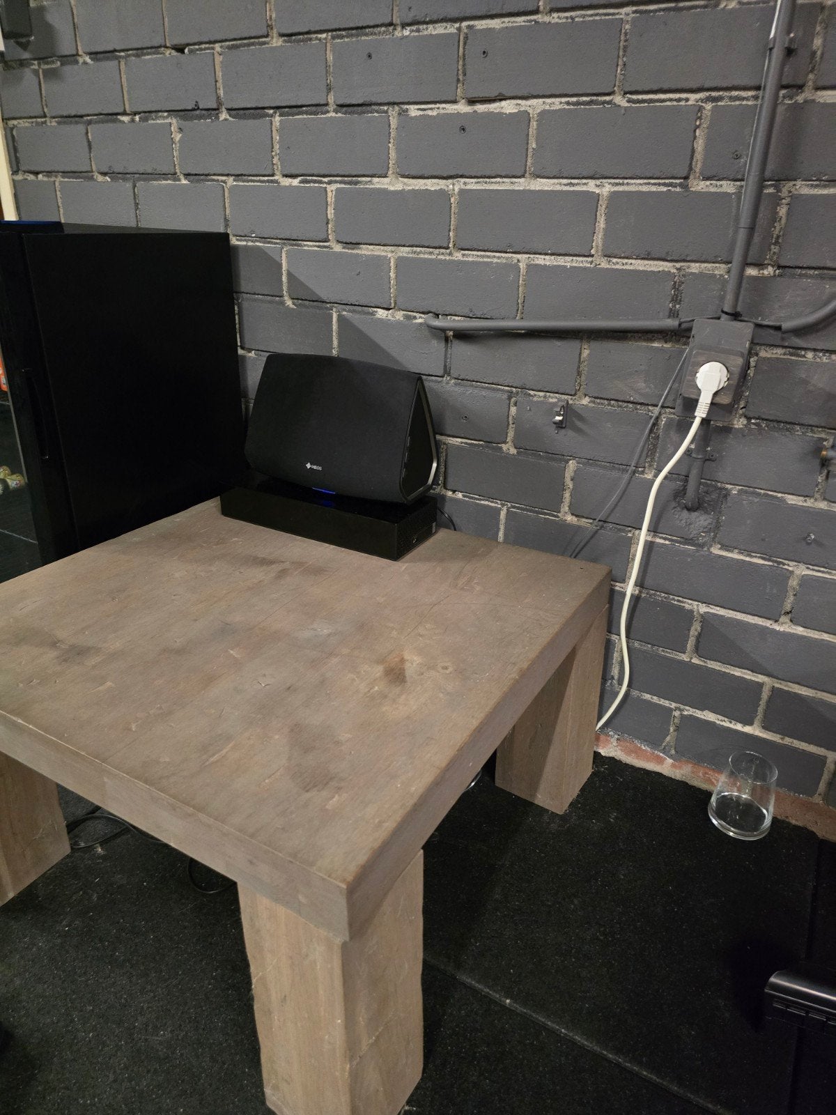 Gratis Zware massieve tafel van Goossens, Ophalen, Gebruikt, Rechthoekig, 50 tot 100 cm