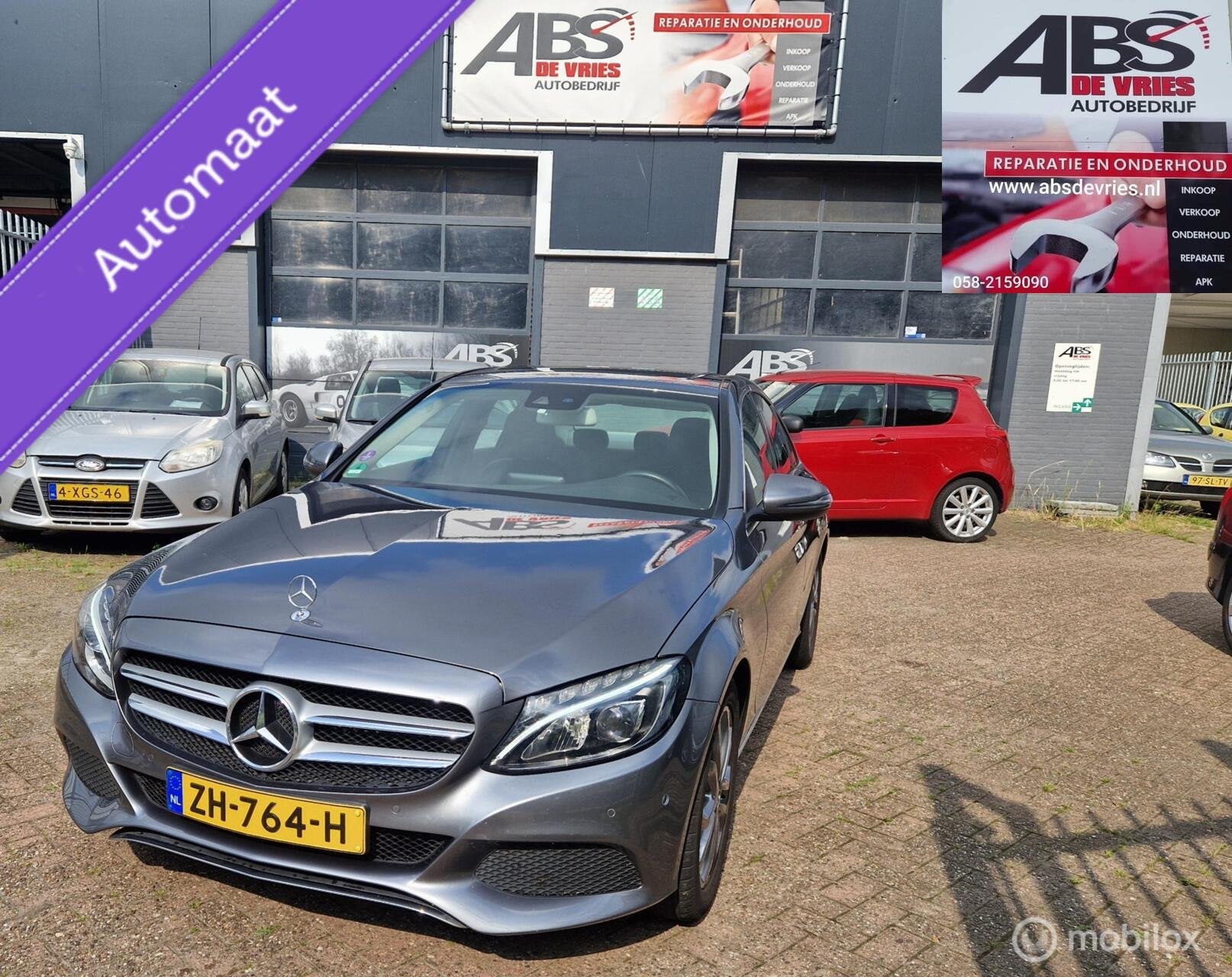 Mercedes C-klasse 200 Premium Plus 9 TRAPS AUTOMA, Auto's, Automaat, Euro 6, 4 cilinders, Automatische klimaatregeling