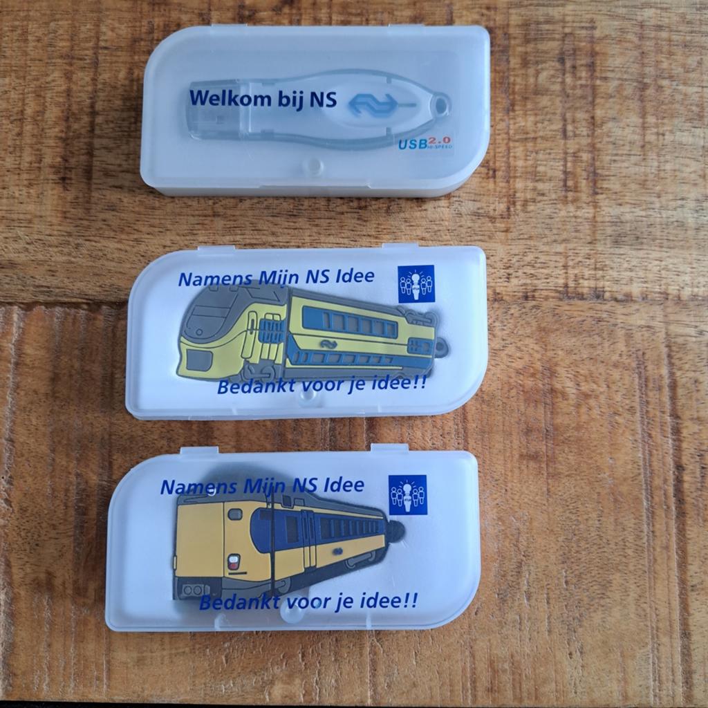 3 NS USB sticks - Welkom bij NS & Mijn NS Idee, Verzamelen, Ophalen of Verzenden