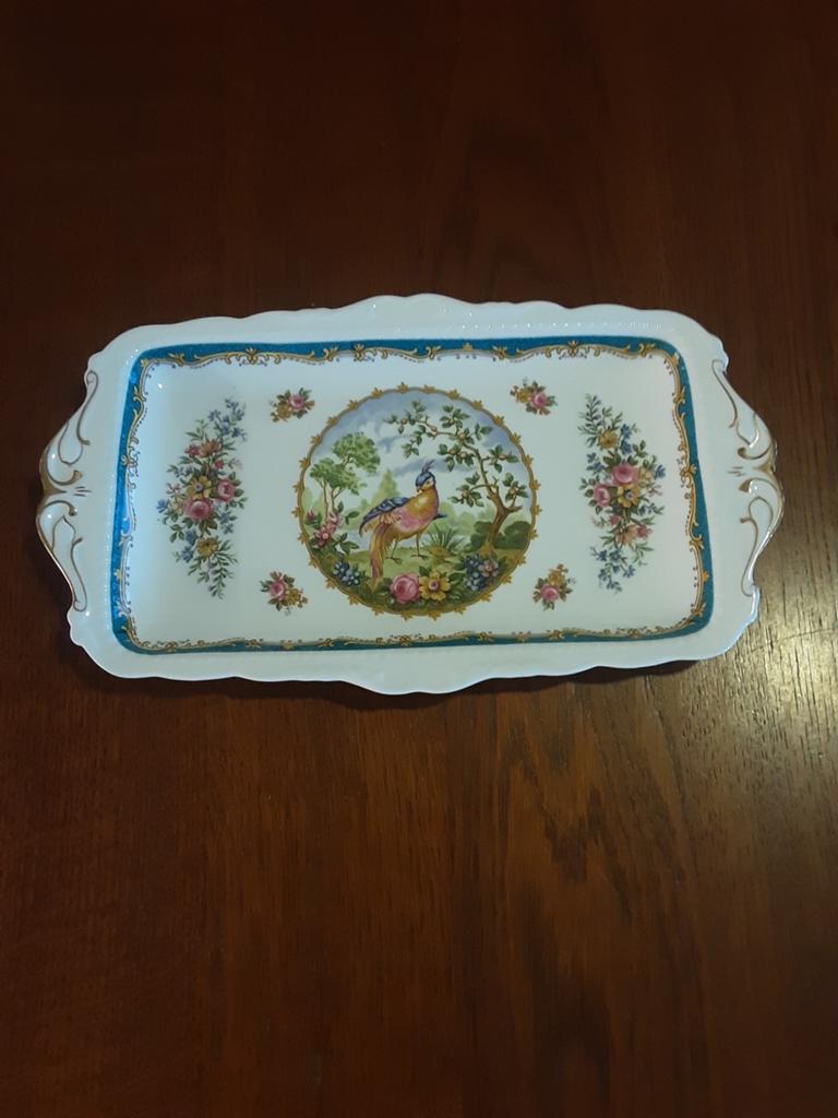 Royal Albert cakeschaal van Chelsea Bird, Antiek en Kunst, Antiek | Servies los, Ophalen of Verzenden