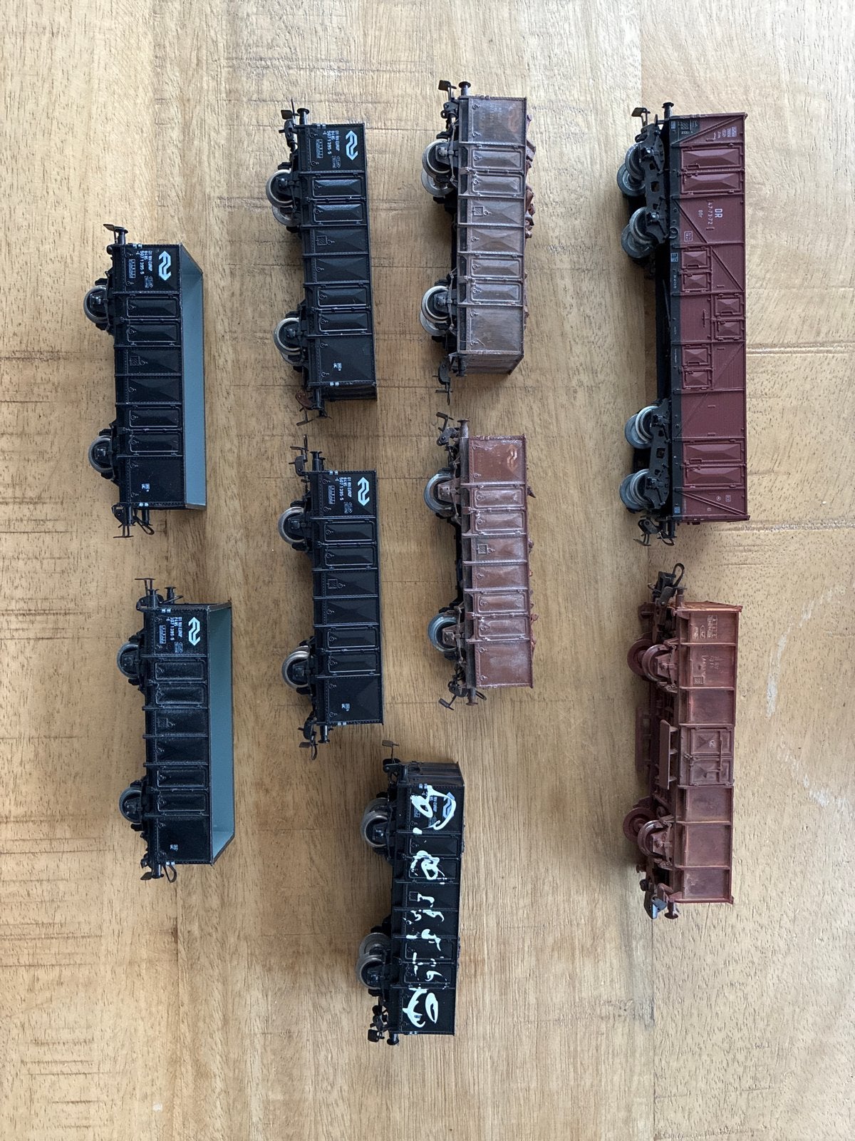 9 modelwagons (8 Piko, 1 Lima), Ophalen of Verzenden, Gebruikt, Wagon, Piko