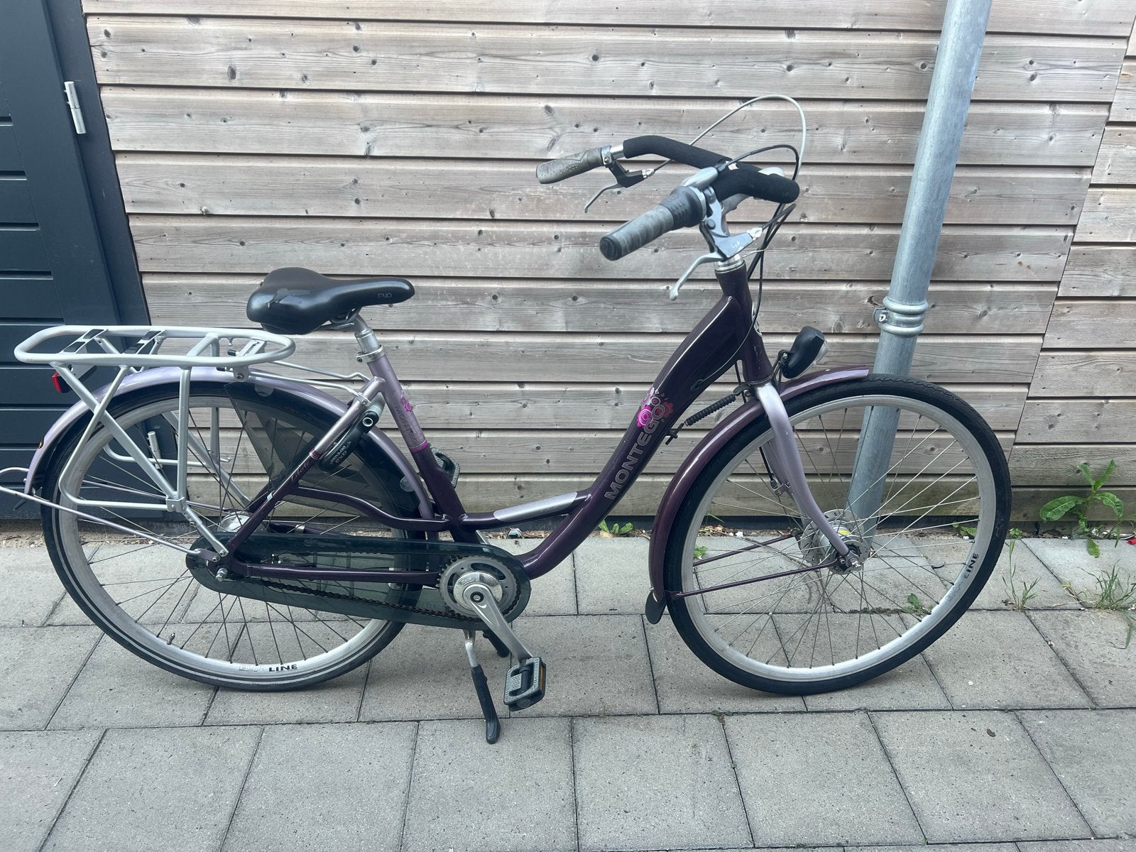 Montego Damesfiets - Paars/Lila - 7 Versnellingen, Fietsen en Brommers, Terugtraprem, Gebruikt, Versnellingen, 50 tot 53 cm