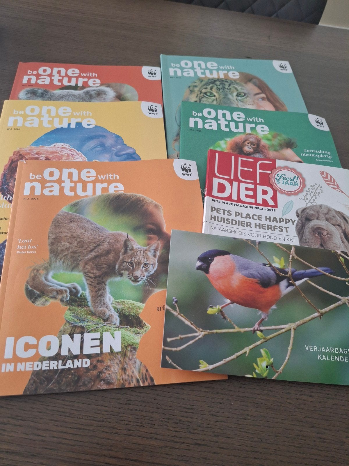 5x WWF Be One With Nature & Lief Dier Tijdschriften, Boeken, Ophalen of Verzenden, Gelezen, Wetenschap en Natuur