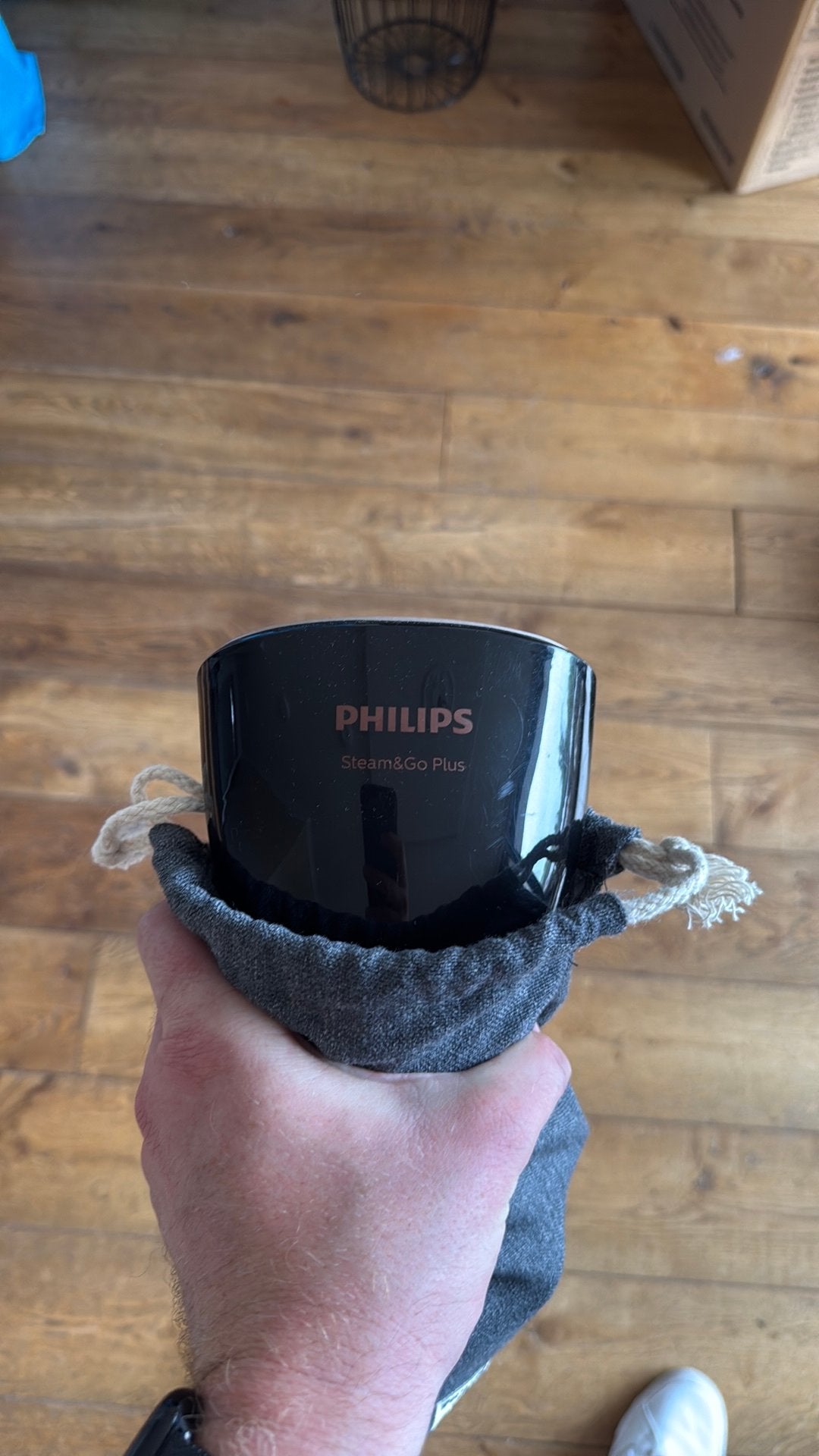 Philips Steam&Go Plus, Ophalen, Zo goed als nieuw, Zwart