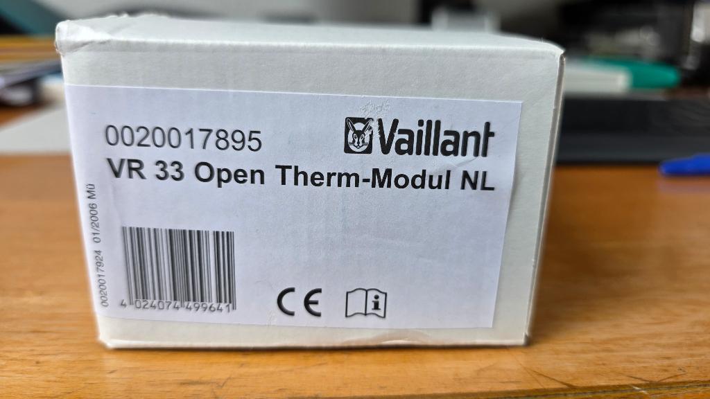 Vaillant VR 33 Open Therm module NL - Nieuw, Minder dan 30 cm, Cv-ketel of Combi-ketel, Nieuw, Minder dan 60 cm