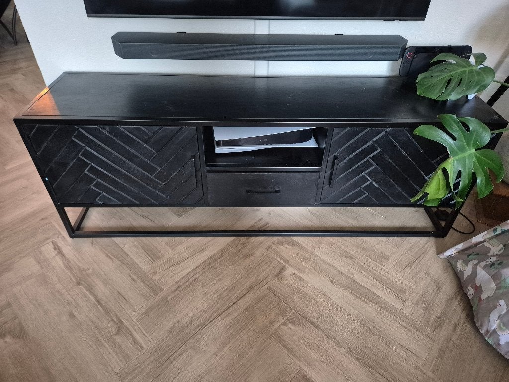 Tv meubel, Ophalen, Overige materialen, Gebruikt, 200 cm of meer