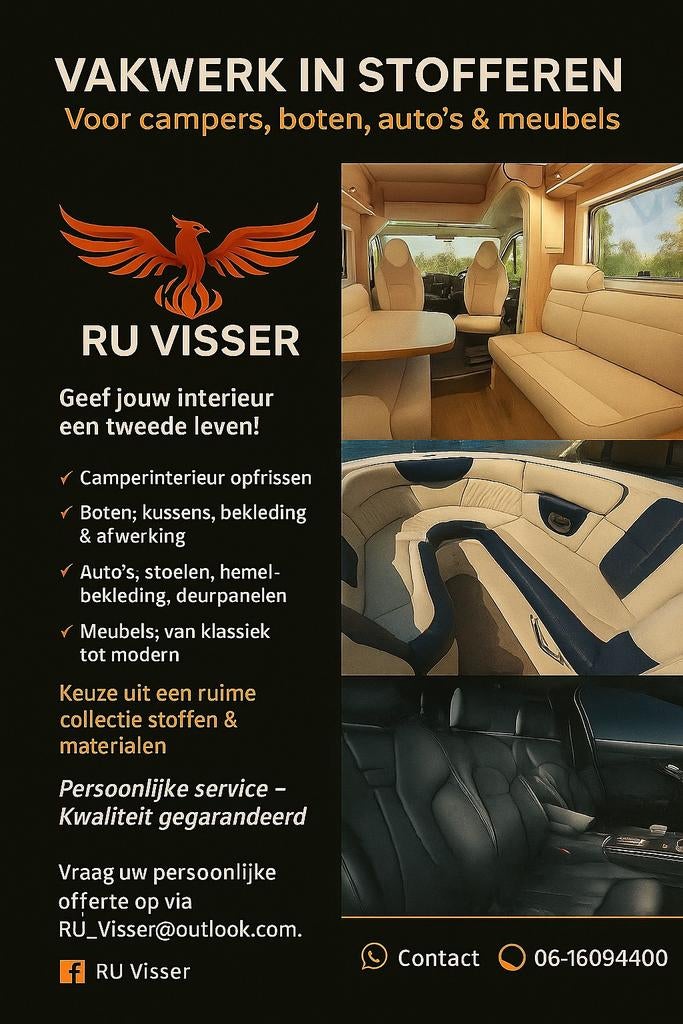 Stofferen van meubels, auto, boot en campers, Ophalen, Nieuw, Rechthoekig, 50 tot 100 cm