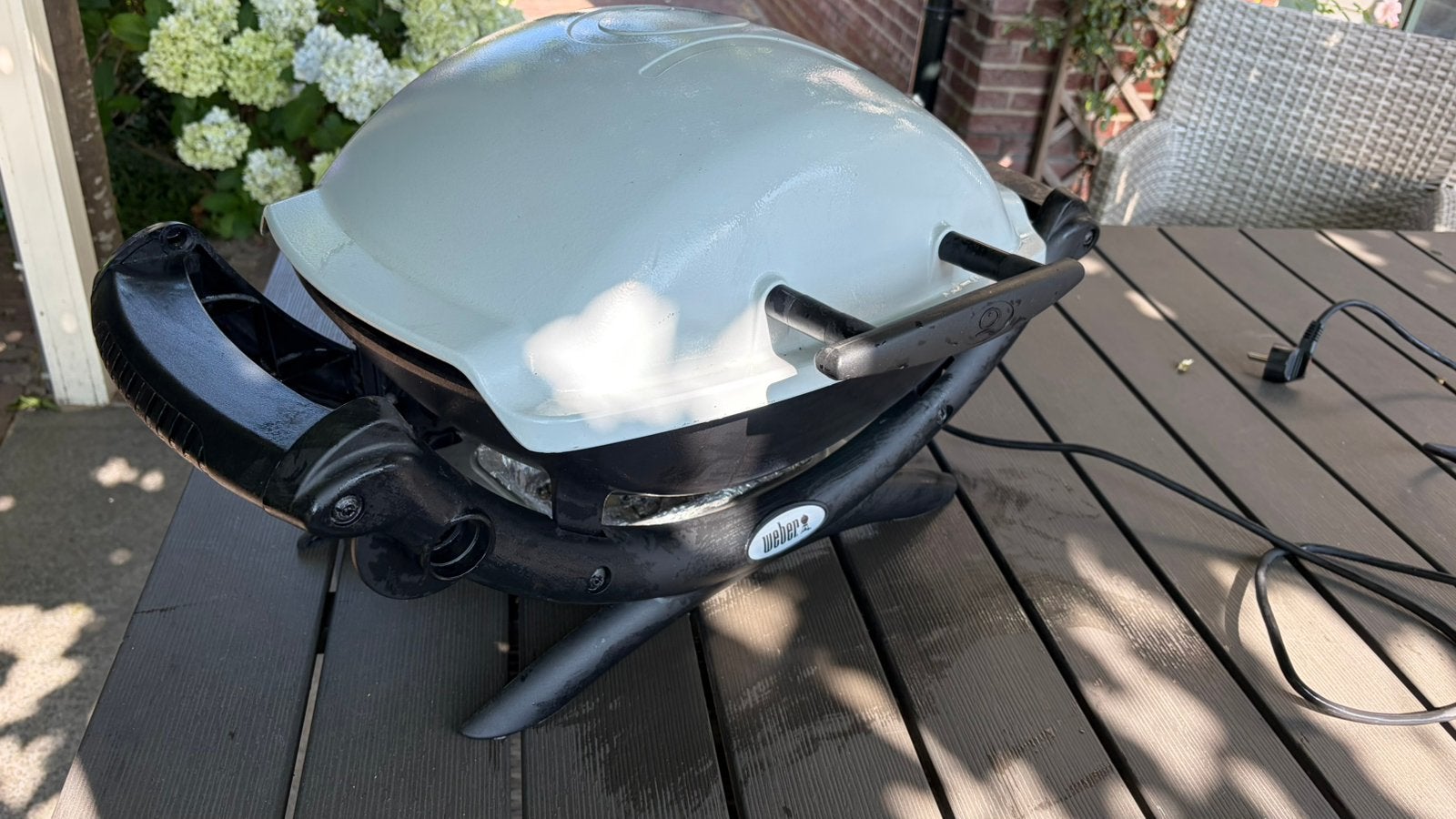 Weber Q1400 elektrische Barbecue, Ophalen of Verzenden, Gebruikt