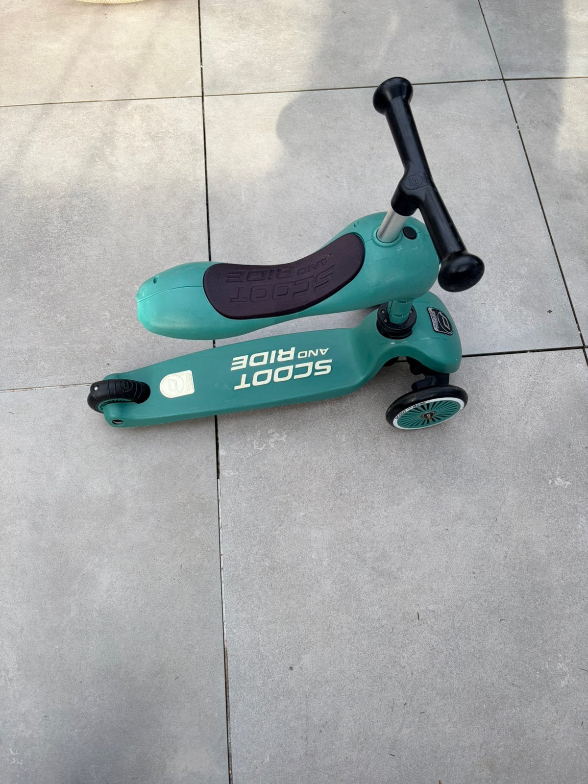 Scoot and ride green, Ophalen, Zo goed als nieuw, Gewone step