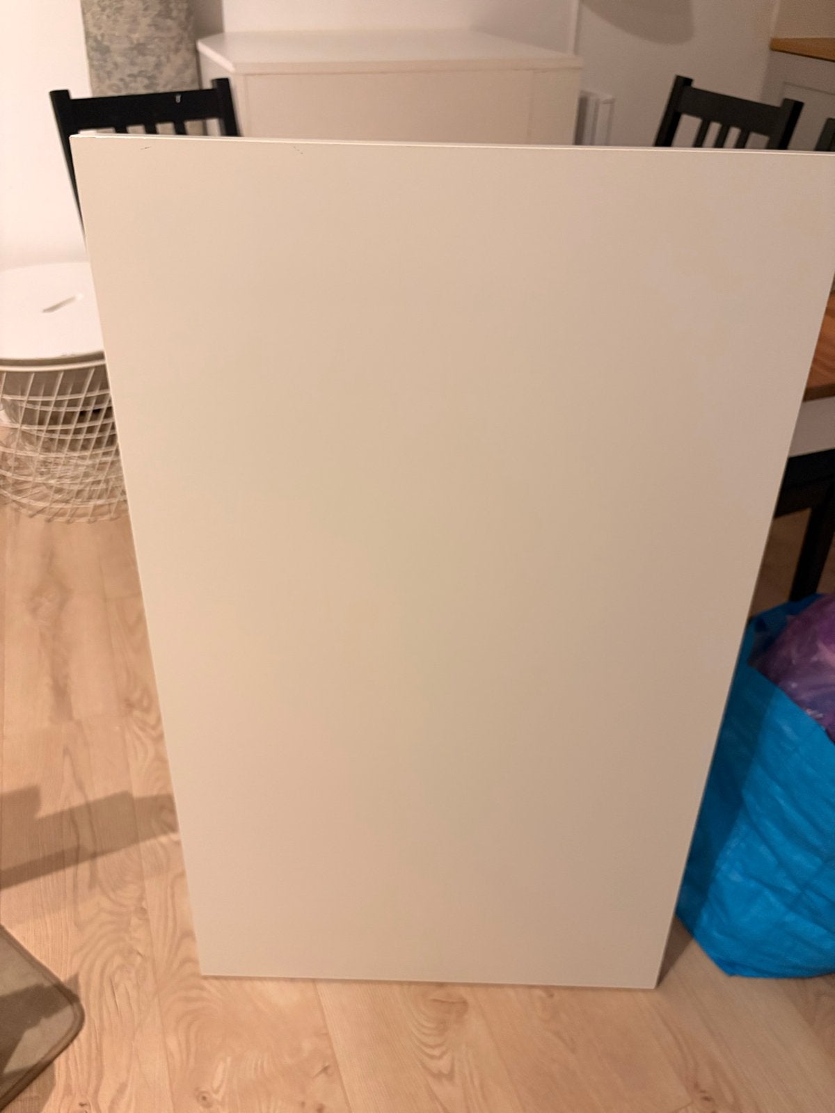 IKEA Linnmon tafelblad, wit, Ophalen, Gebruikt, Tot twee personen, 50 tot 100 cm
