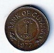 1  cent  1977  Guyana. km. 31, Ophalen of Verzenden, Noord-Amerika, Losse munt