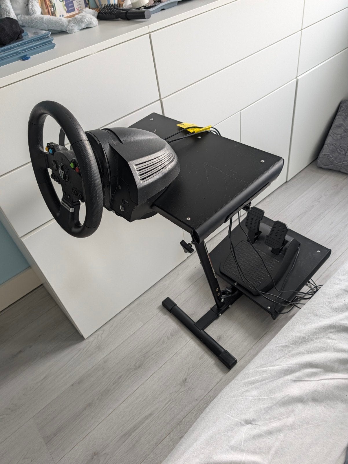 Thrustmaster TMX Force Feedback racestuur met pedalen, Spelcomputers en Games, Ophalen, Racestuur, Gebruikt, Force feedback