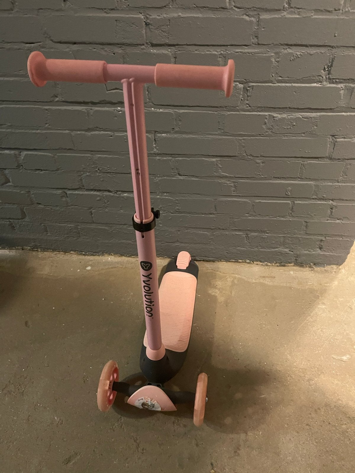 Roze Yvolution driewieler step voor kinderen, Fietsen en Brommers, Steps, Ophalen, Zo goed als nieuw, Gewone step