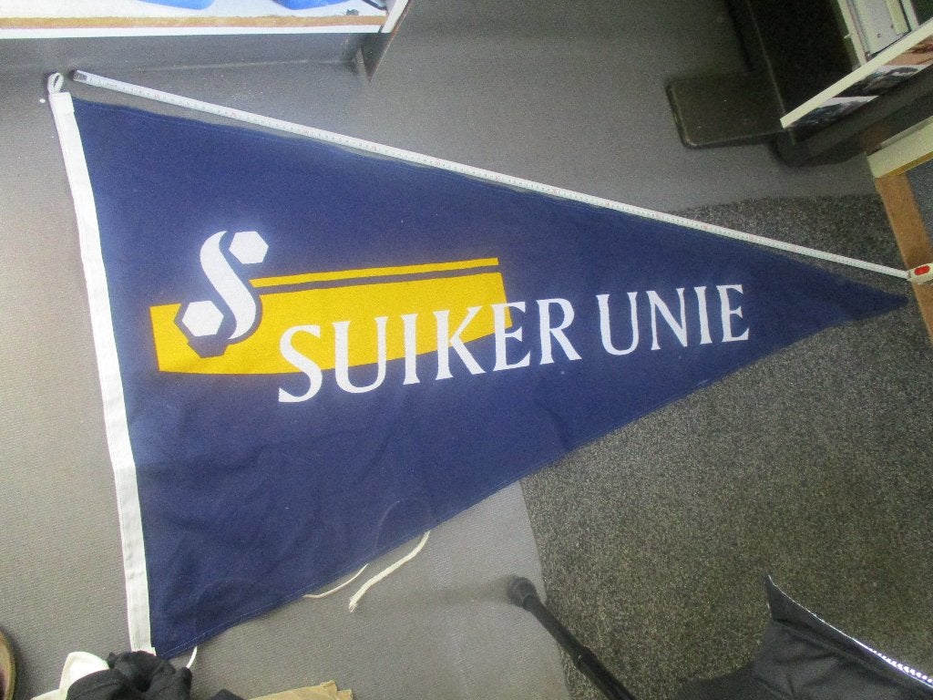 Suikerunie Vlag, Verzenden, Zo goed als nieuw, Reclamebord