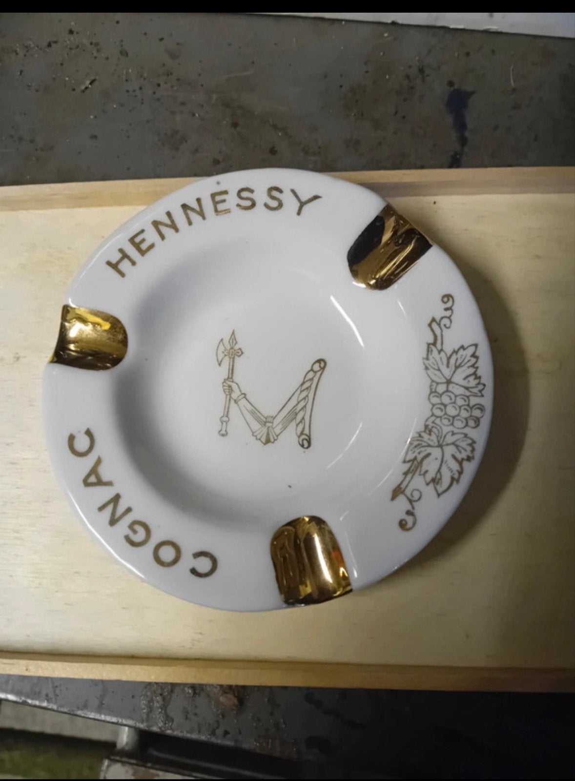 Vintage Hennessy Cognac Porseleinen Asbak - Limoges, Ophalen of Verzenden