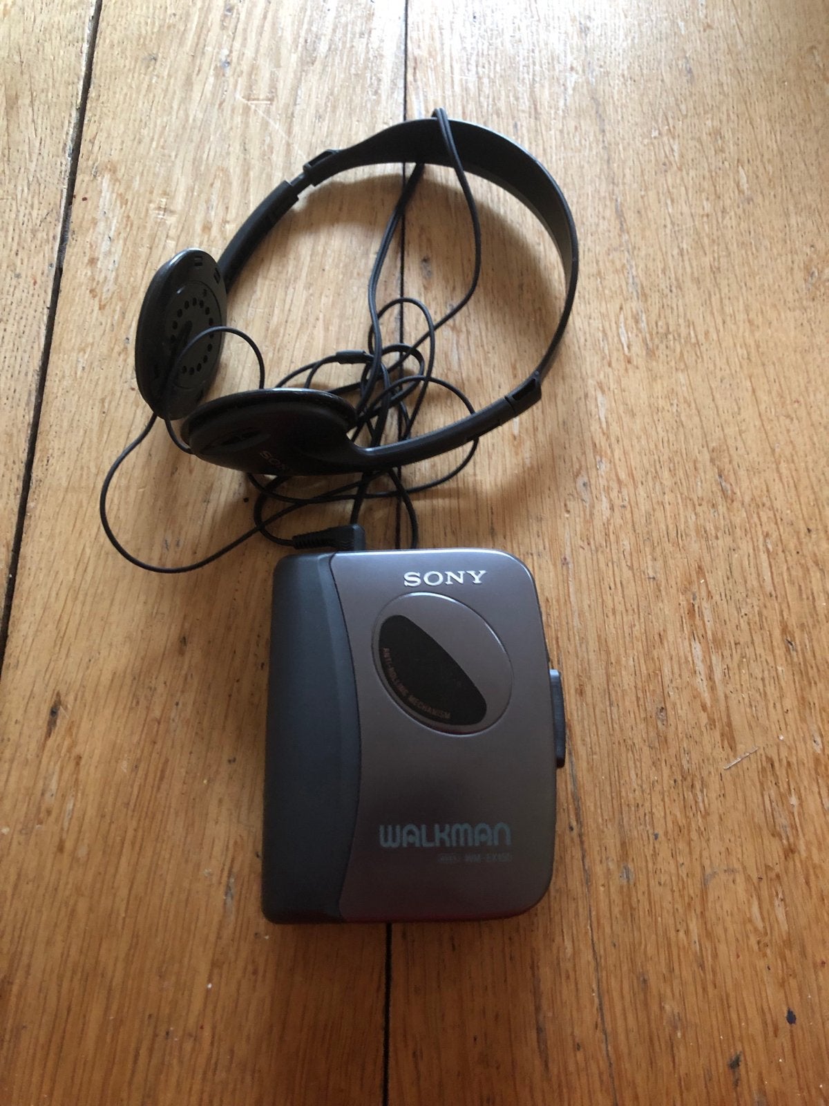 Sony Walkman WM-EX150 met koptelefoon en handleiding, Ophalen of Verzenden, Walkman