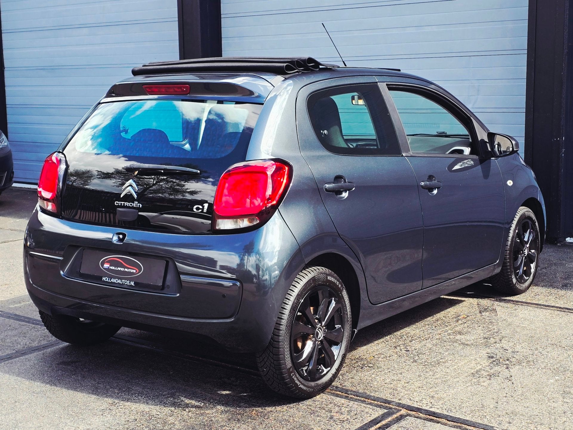 Citroen C1 1.0 VTi Cabrio automaat nette staat, goed rijdend, Auto's, Stof, Gebruikt, Zwart, USB