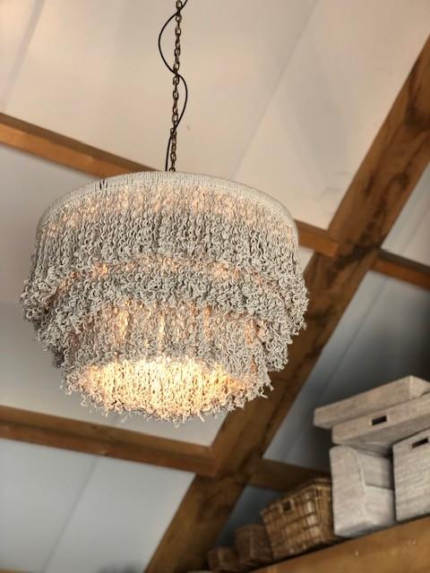 NIEUW PRACHTIGE HANGLAMP LAMPENKAP MACRAME FRINGES, NVT, Rond, Nieuw, NVT
