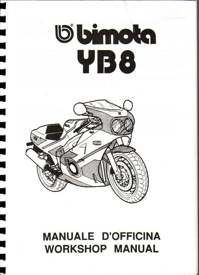 Bimota YB8 Workshop Manual (5911z) motor, Motoren, Verzenden, Overige merken